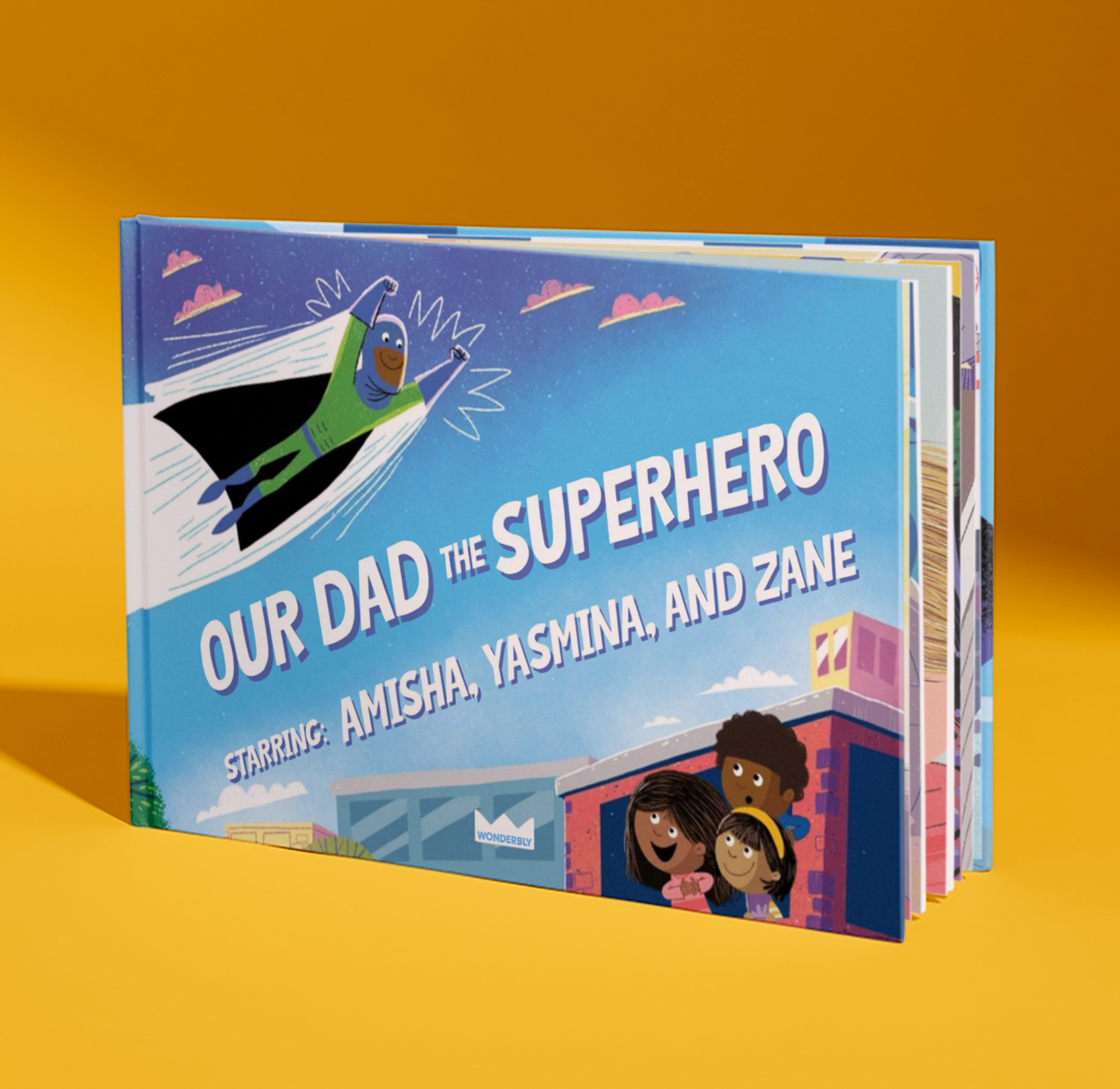 My Daddy The Superhero | Personalised Superhero Book | Wonderbly
